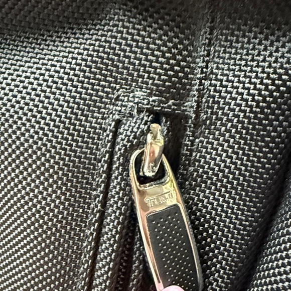 Tumi Black Nylon and Leather Backpack - Picture 9 of 10